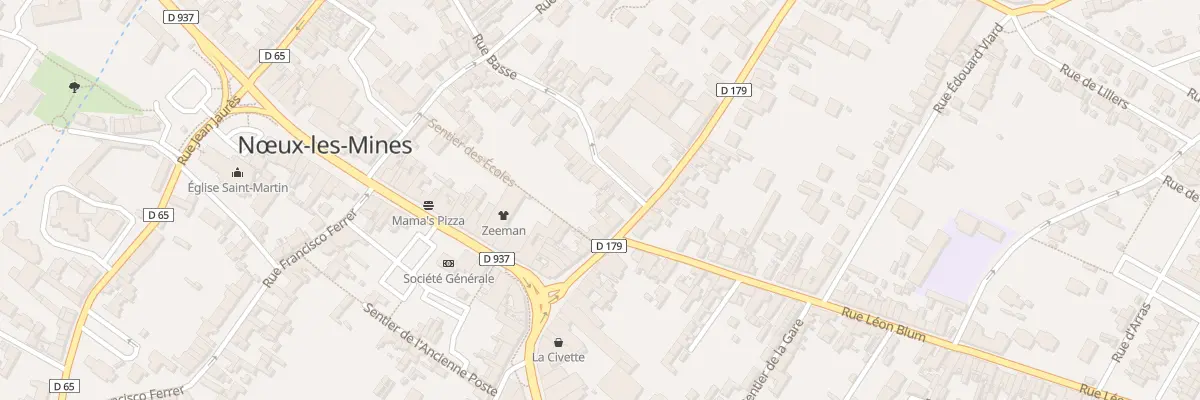 Plan du 49B Rue Basse à Nœux-les-Mines