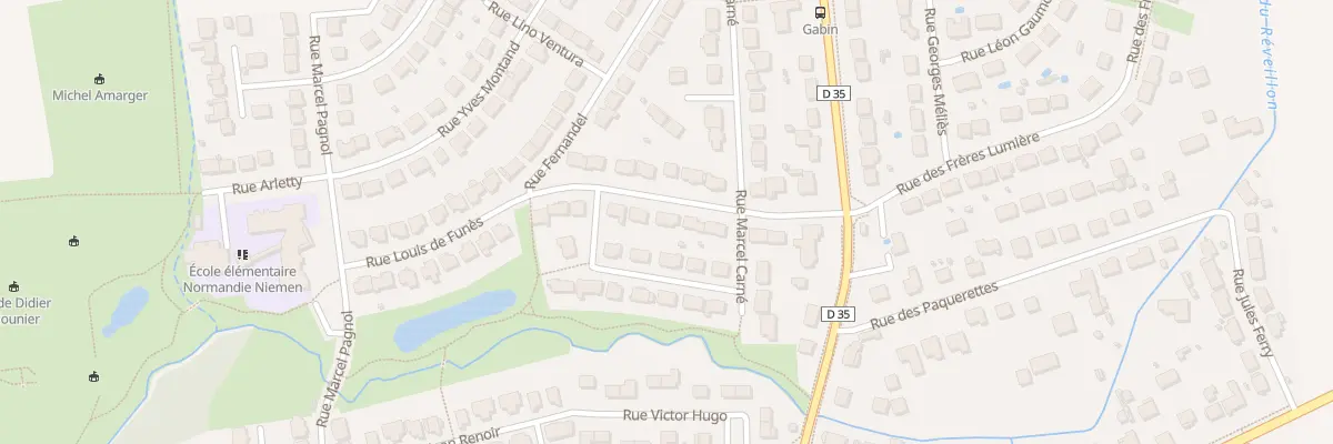 Plan du 28 Rue Louis de Funès à Chevry-Cossigny