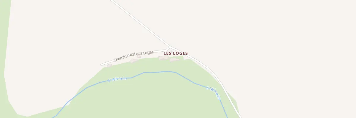 Plan du 1 Les Loges à Osmery