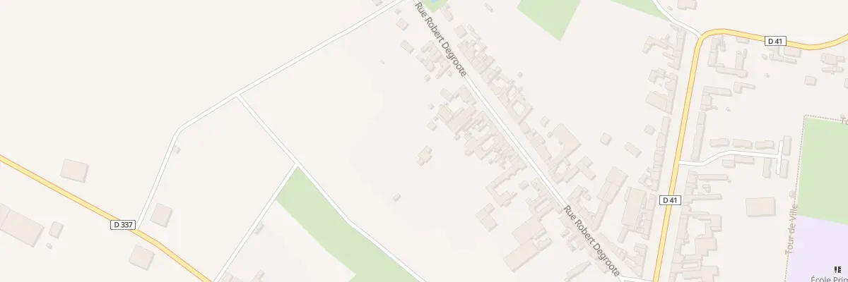 Plan du 61 Rue Robert Degroote à Harbonnières