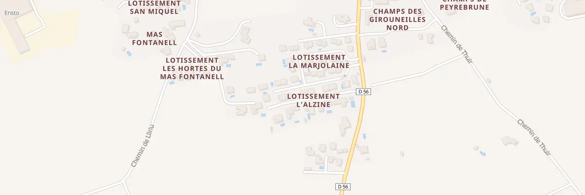 Plan du 7 Rue de la Marjolaine à Néfiach