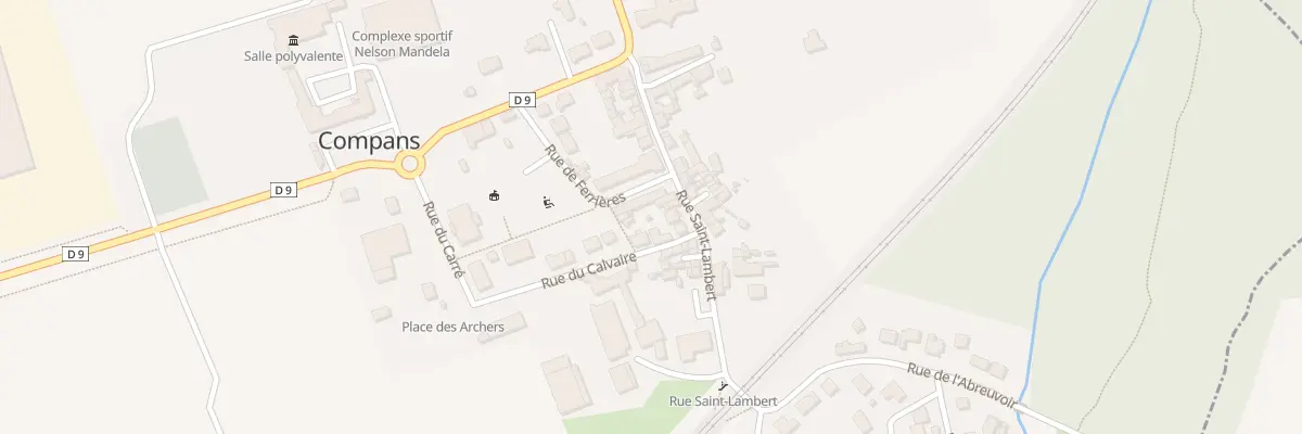 Plan du 25 Rue Saint Lambert à Compans