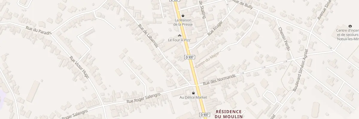 Plan du 244 Rue Nationale à Nœux-les-Mines