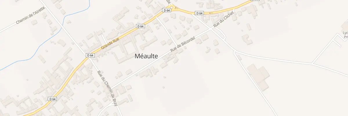 Plan du 11 Rue de Bécordel à Méaulte