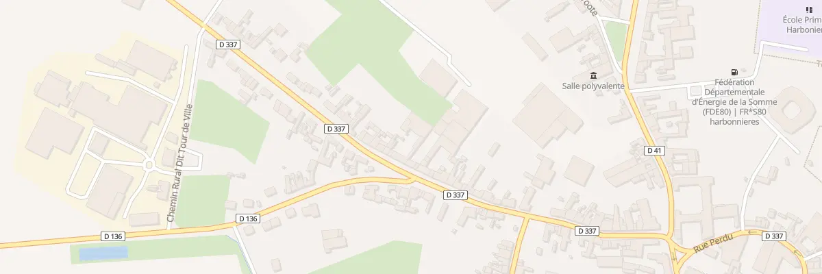 Plan du 42 Rue Raoul Defruit à Harbonnières