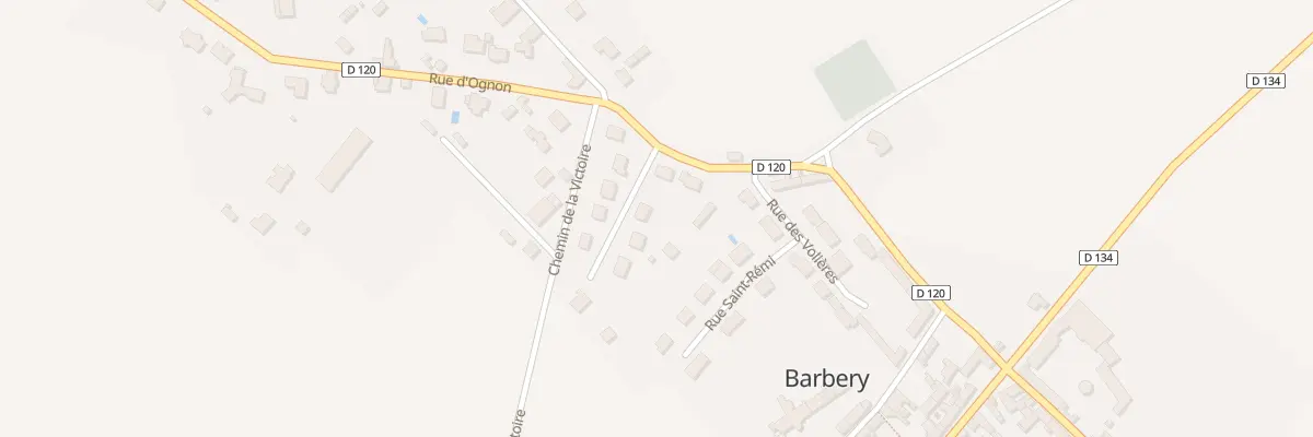 Plan du 2 Rue du Gen de Gaulle à Barbery