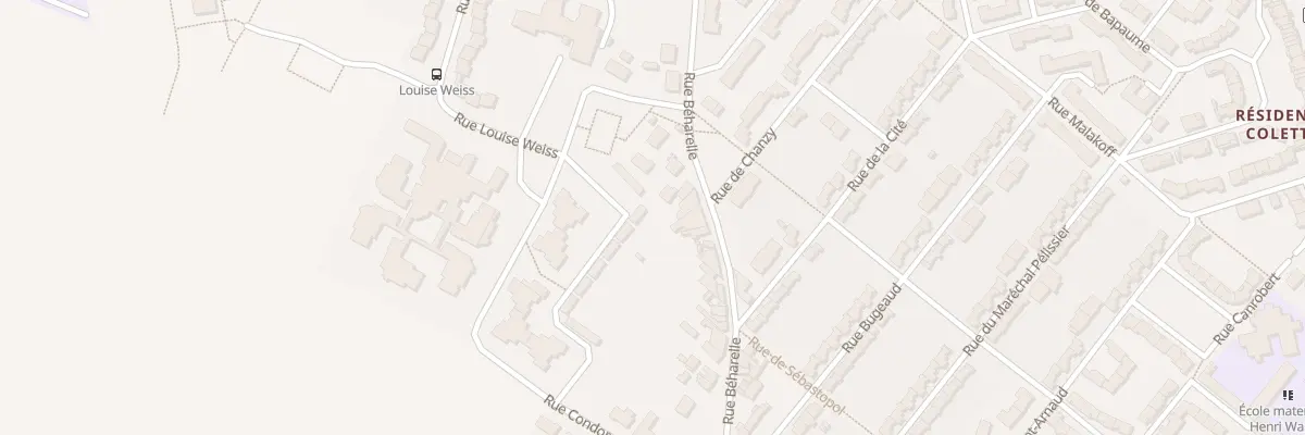 Plan du 80 Rue Béharelle à Nœux-les-Mines