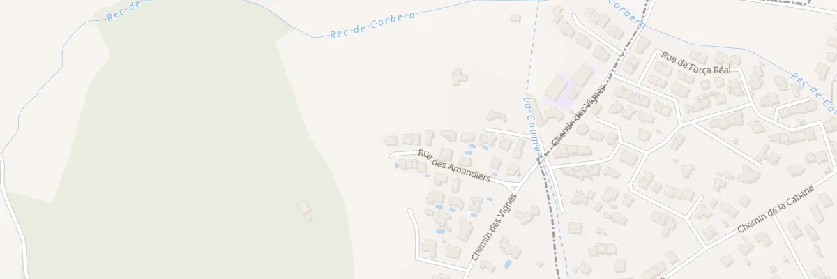 Plan du 24 Rue des Amandiers à Corbère