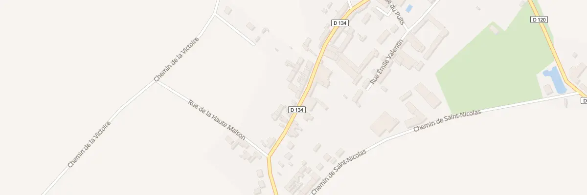 Plan du 38 Rue du Gen Taupin à Barbery