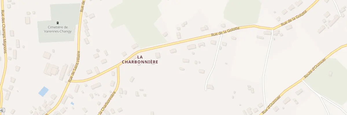 Plan du 20 Rue de la Golotte à Varennes-Changy