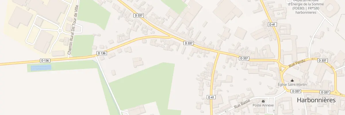 Plan du 29 Rue Raoul Defruit à Harbonnières