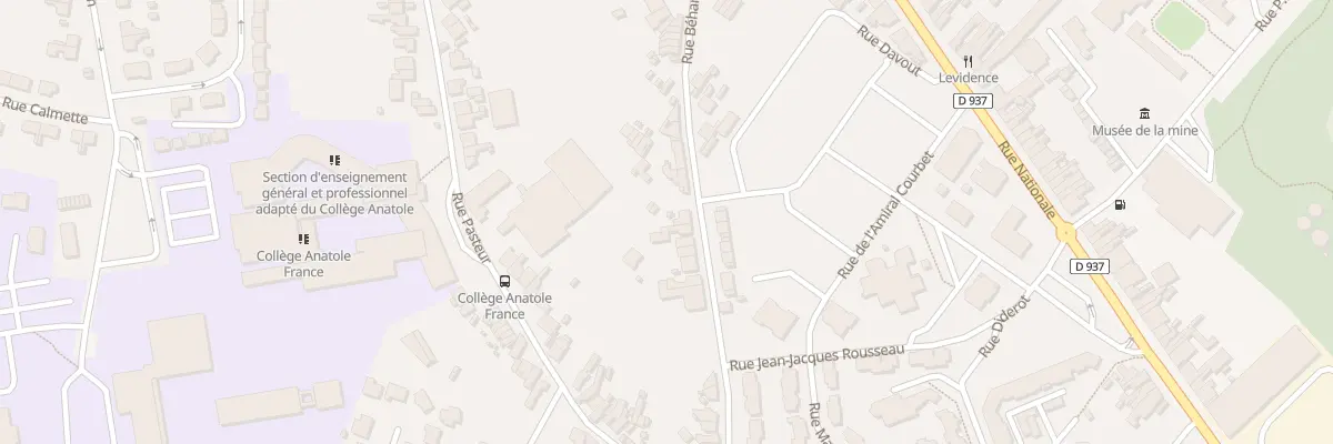 Plan du 38B Rue Béharelle à Nœux-les-Mines
