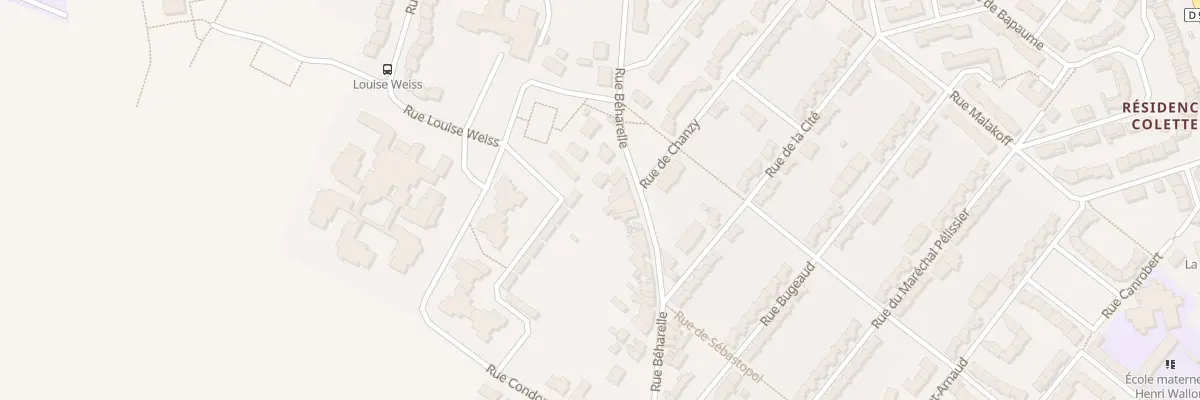 Plan du 92B Rue Béharelle à Nœux-les-Mines