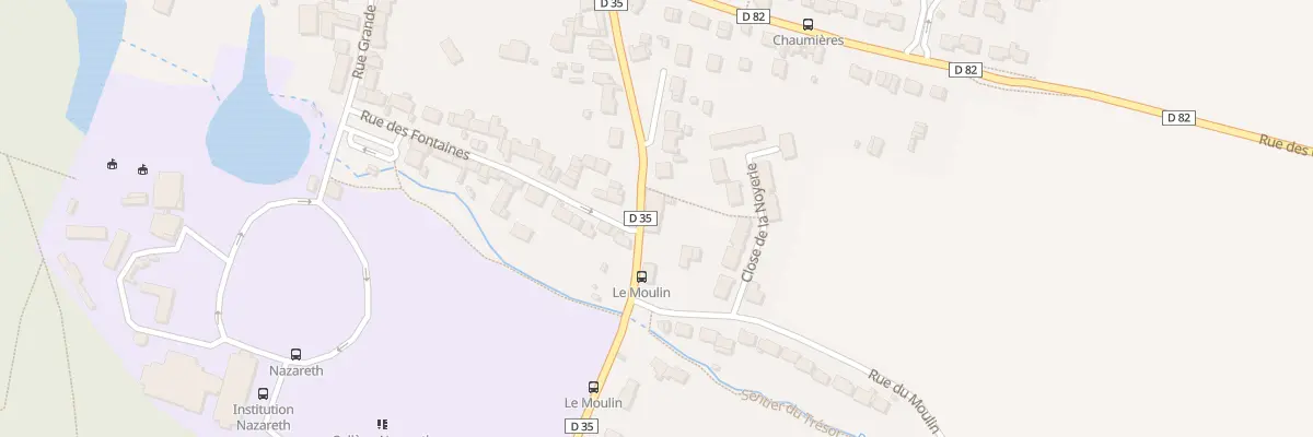 Plan du 2 Rue des Ecoles à Voisenon