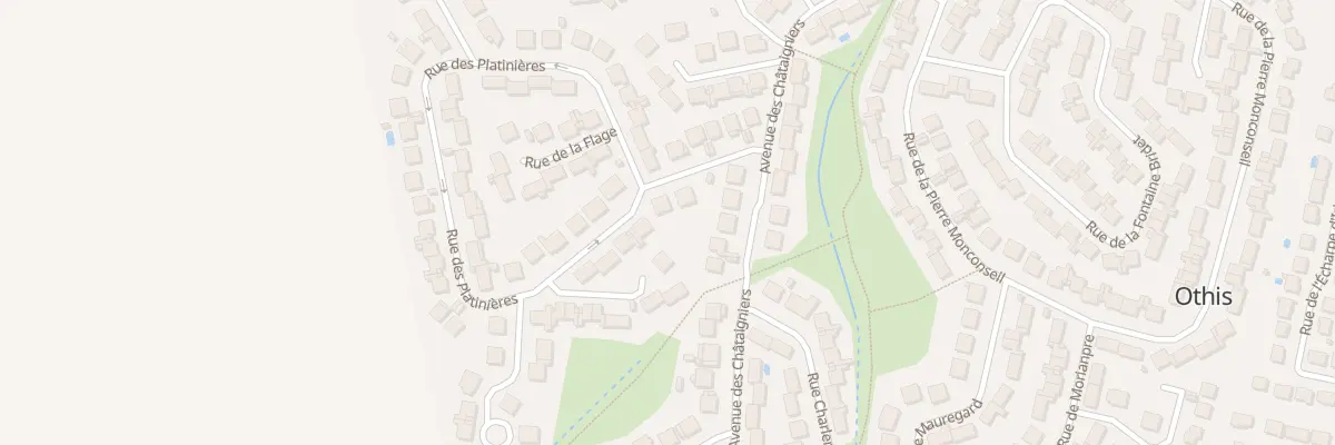 Plan du 5 Rue des Platinières à Othis