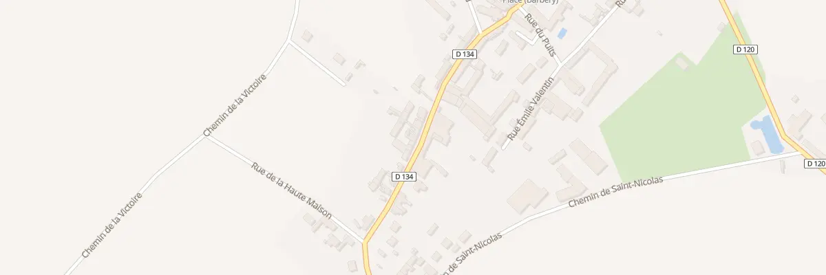 Plan du 34 Rue du Gen Taupin à Barbery