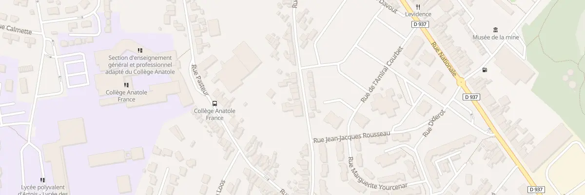 Plan du 42 Rue Béharelle à Nœux-les-Mines