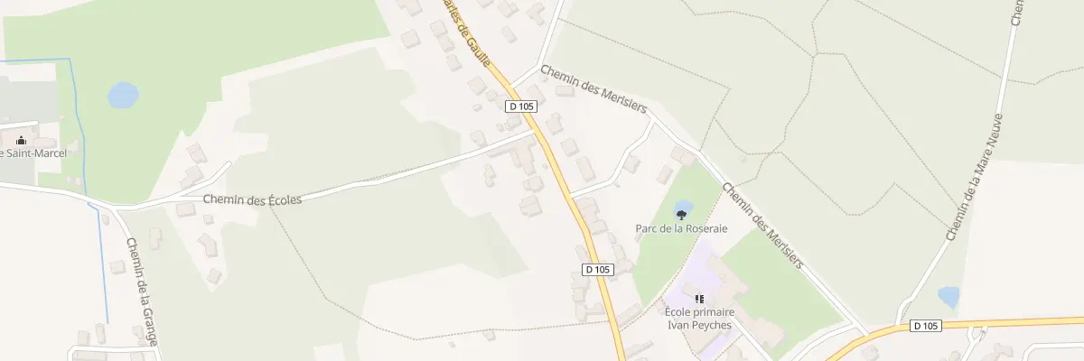 Plan du 25 Rue Charles de Gaulle à Villevaudé