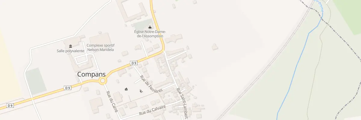 Plan du 7 Rue de Glatigny à Compans