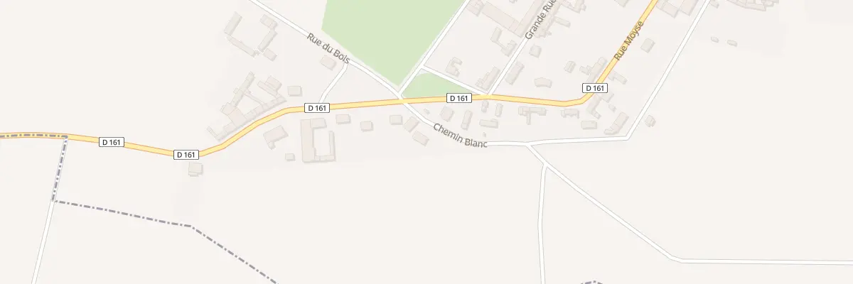 Plan du 1 Che Blanc à Beaufort-en-Santerre