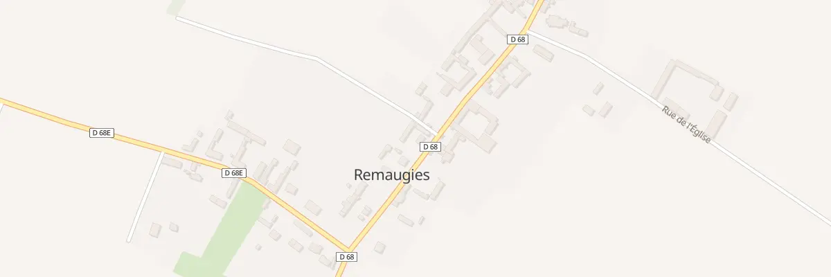 Plan du 22 Gr Grande Rue à Remaugies