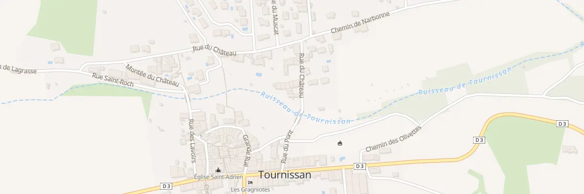 Plan du 5000 Rue du Château à Tournissan