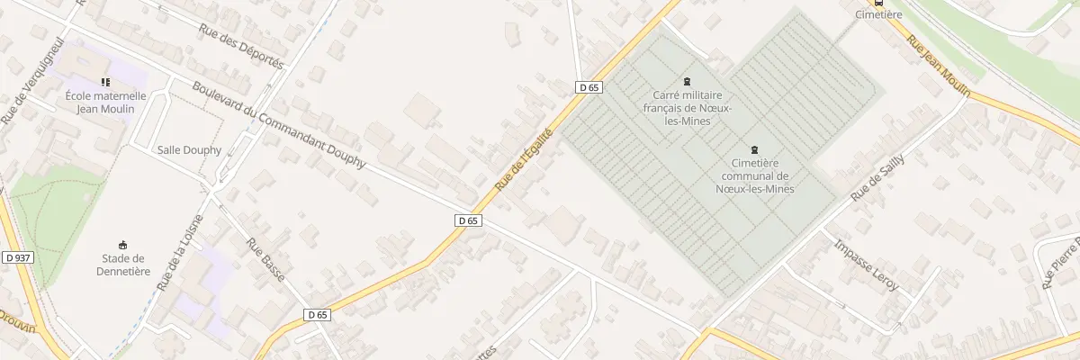 Plan du 57B Rue de l’Egalité à Nœux-les-Mines