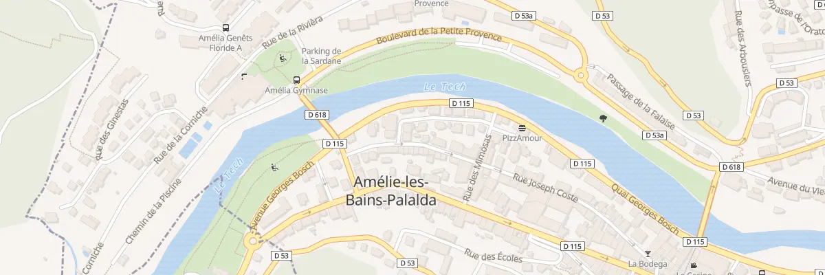 Plan du 62 Rue Joseph Coste à Amélie-les-Bains-Palalda