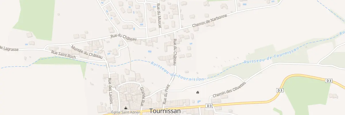 Plan du 5 Rue du Château à Tournissan