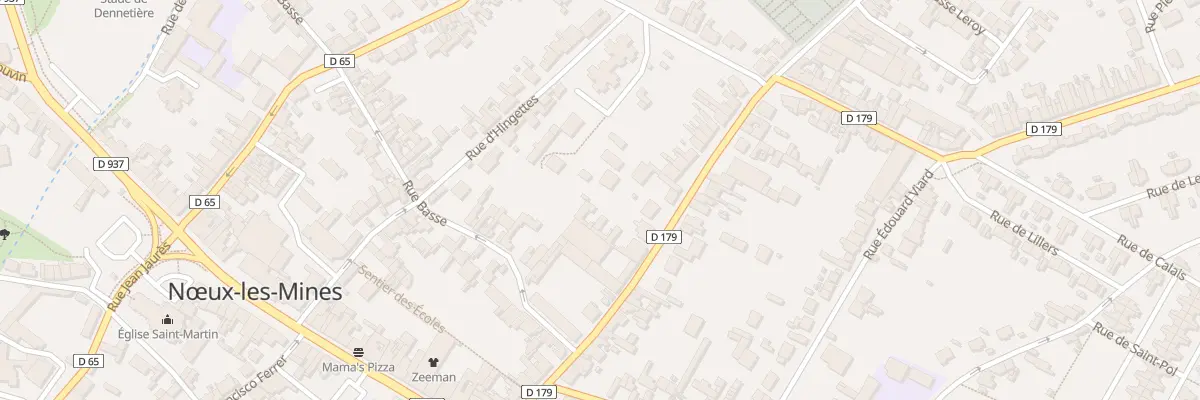 Plan du 31 Rue de Sailly à Nœux-les-Mines