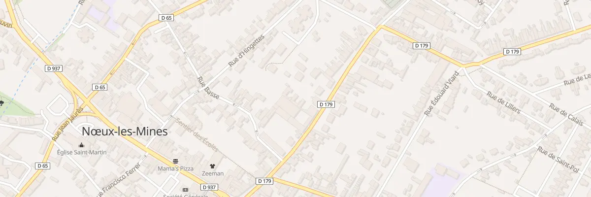 Plan du 29 Rue de Sailly à Nœux-les-Mines