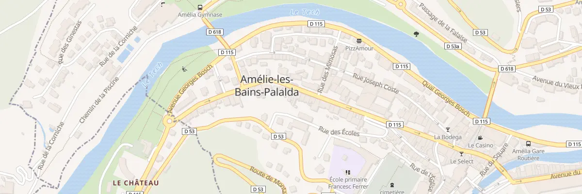 Plan du 59 Av du Vallespir à Amélie-les-Bains-Palalda