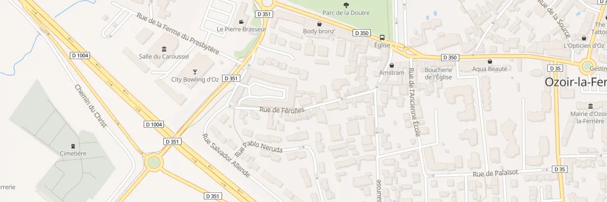 Plan du 22 Rue de Férolles à Ozoir-la-Ferrière