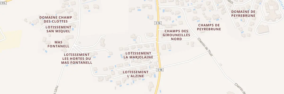 Plan du 9 Rue des Oliviers à Néfiach