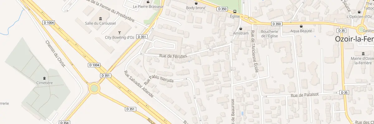Plan du 21C Rue de Férolles à Ozoir-la-Ferrière
