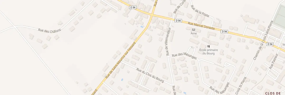 Plan du 115 Rue de Saint Maurice à Pannes