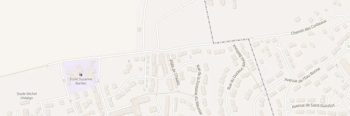 Plan du 30 Rue de la Fontaine du Meunier à Longperrier