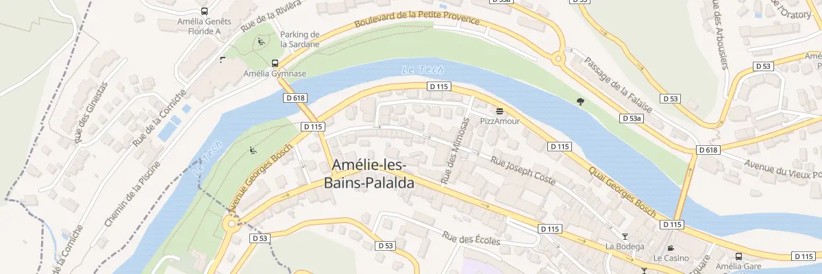 Plan du 47 Rue Joseph Coste à Amélie-les-Bains-Palalda