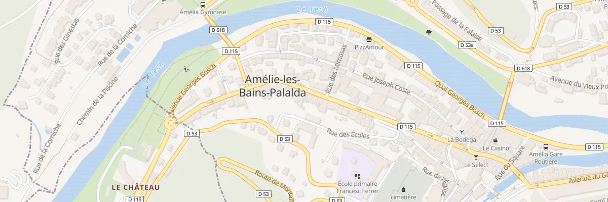 Plan du 55 Av du Vallespir à Amélie-les-Bains-Palalda