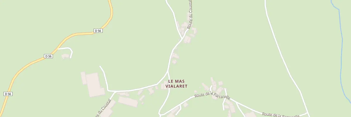 Plan du 5114 Le Mas Vialaret à Alrance