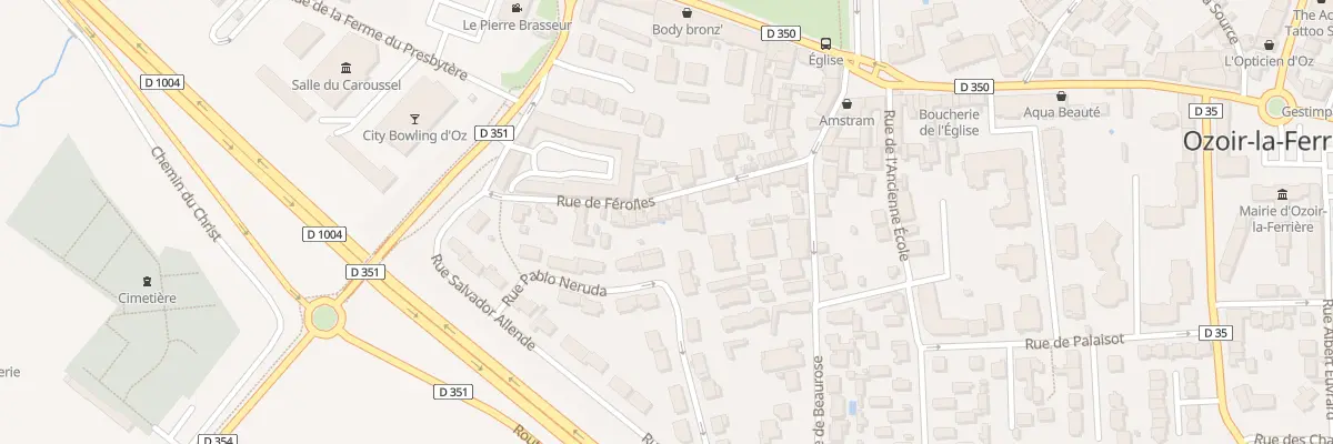 Plan du 21B Rue de Férolles à Ozoir-la-Ferrière