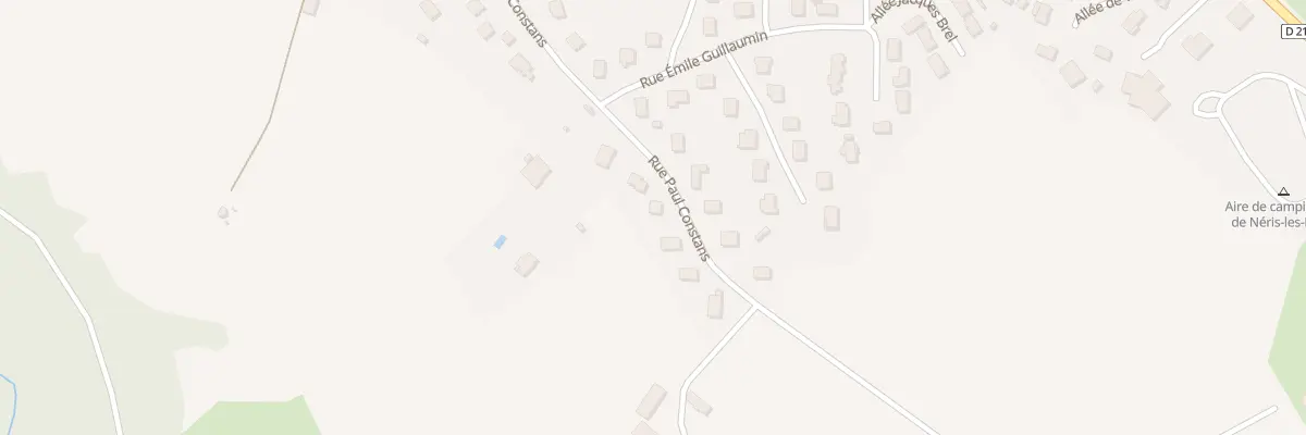 Plan du 38 Rue Paul Constans à Néris-les-Bains