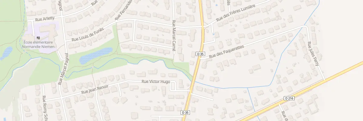 Plan du 2 Rue Marcel Carne à Chevry-Cossigny