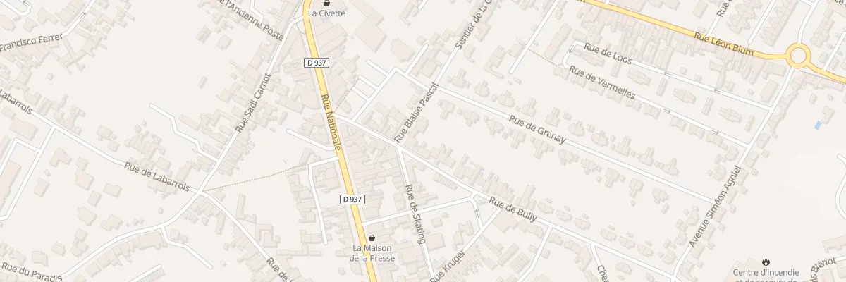 Plan du 27 Rue de Bully à Nœux-les-Mines