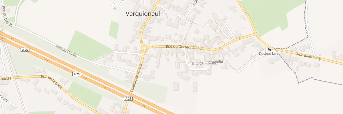 Plan du 4 Rue Docteur Leleu à Verquigneul
