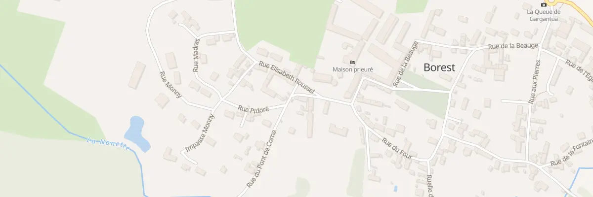Plan du 9 Rue Elisabeth Roussel à Borest