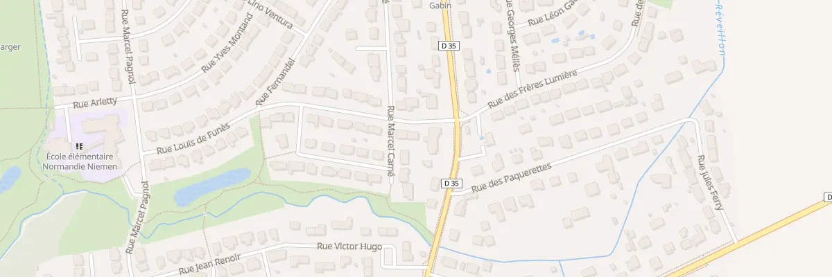 Plan du 36 Rue Louis de Funès à Chevry-Cossigny