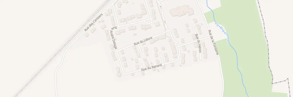 Plan du 10 Rue du Lièvre à Compans
