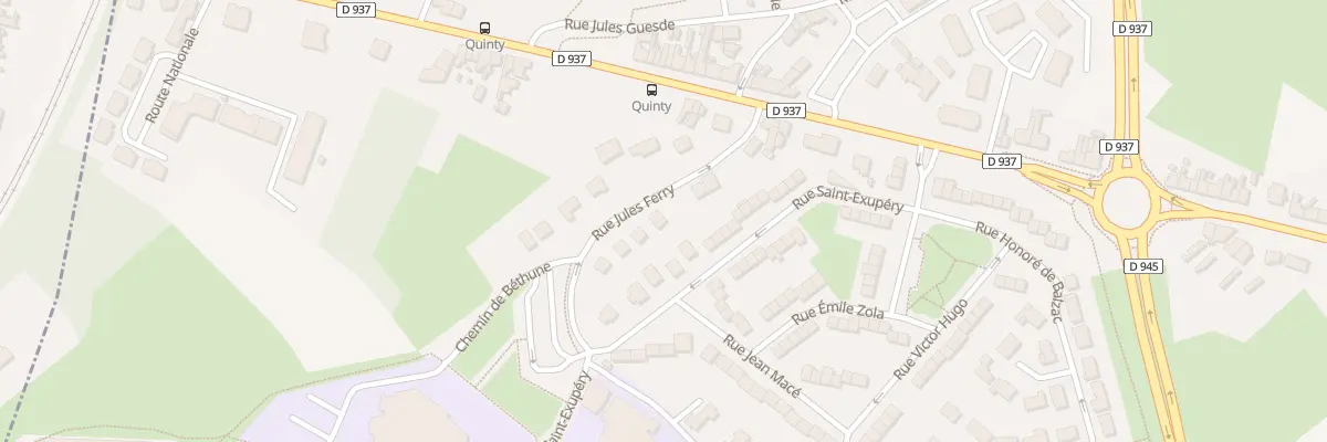 Plan du 13 Rue Jules Ferry à Beuvry