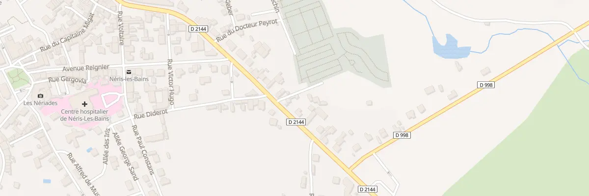 Plan du 2 Imp des Villattes à Néris-les-Bains